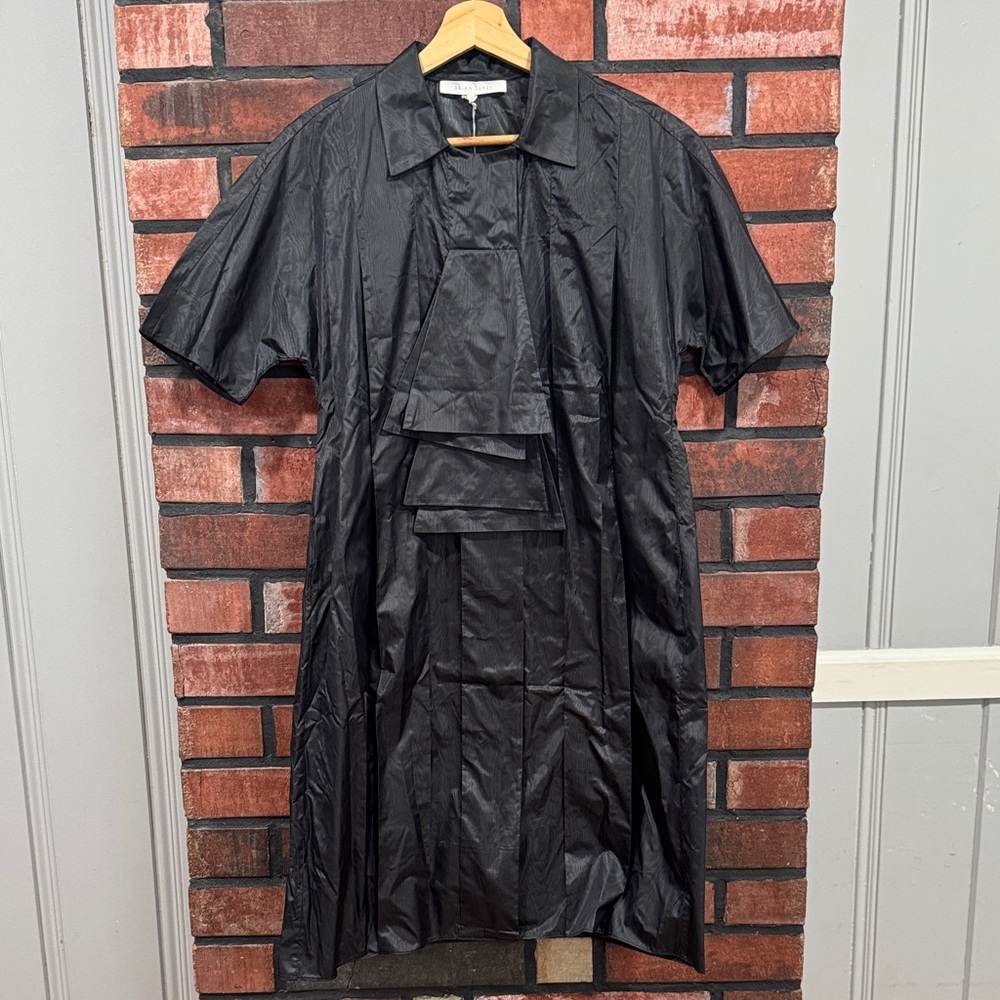 brian Reyes Black Short Sleeve Dress